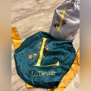 Dark Green & Gold Silk Satin Bonnet 💚